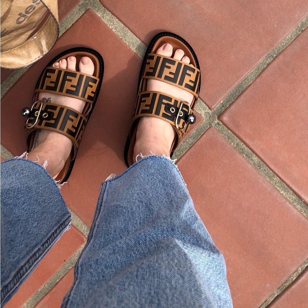 Fendi Zucca Sandal Size 37
